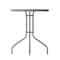 Flash Furniture Bellamy 23.75'' Silver Round Tempered Glass Metal Table TLH-070-1-SV-GG - alternate 9